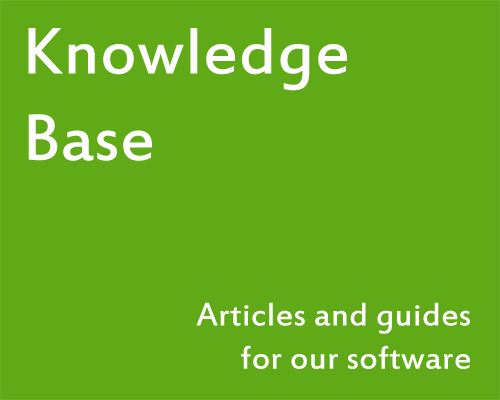 Knowledge Base - Articles and guides for our software